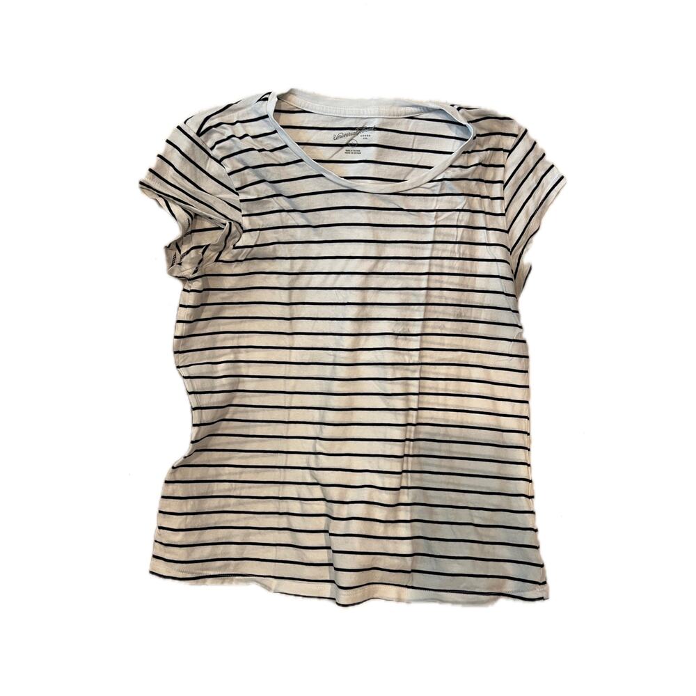 Universal Thread Striped Sleeveless Womans T-Shirt Sz L